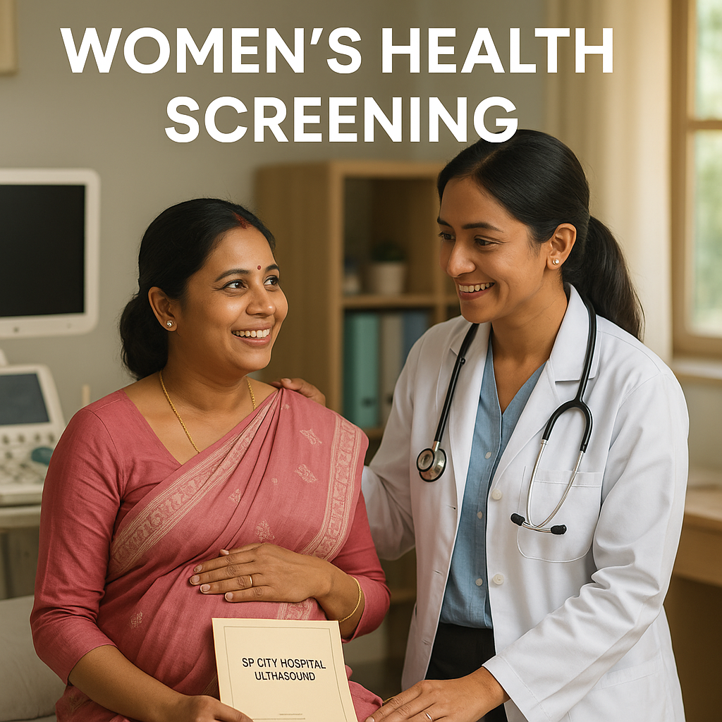 Women's health screening consultation